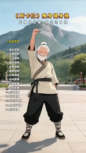 斯卡拉瘦身健身操：每日4-5遍全身暴汗燃脂