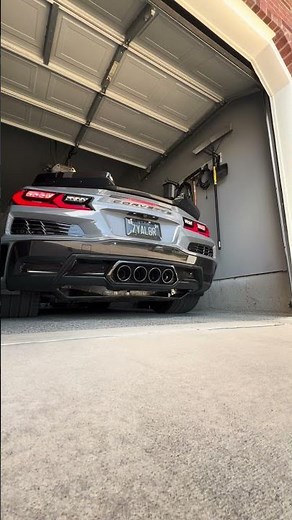 C8 Z06 with formula Z pipe X Darkstar industries cold start #corvette #supercar #sportscar #exhaust