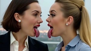 Dharma Jones & Bianca bangs | Lesbian Kissing Scenes| Lesbian Kissing | Mature and Young Adult