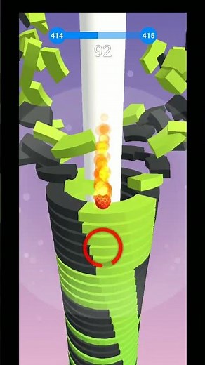 stack ball multilevel || IOS Android gameplay