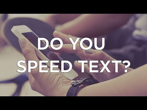 Speed texting: Can you text faster than you can type on a keyboard?