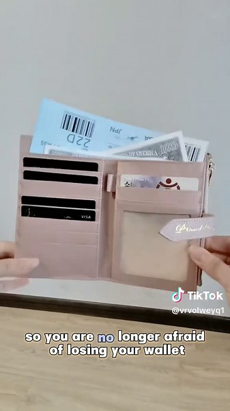 The moment I opened it, I understood the art of storage ✨#RFIDBlocking #AntiTheftBrush #MultiCardSlot #HiddenCashPocket #documentorganization