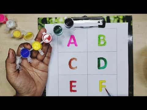 Coloring Alphabets A to M Fun ABC Learning for Preschool & Kindergarten Kids