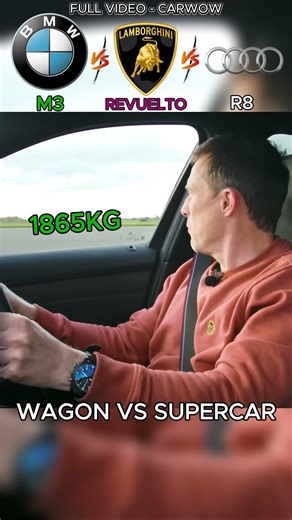 £135K BMW vs £450K Lamborghini – Rolling Race