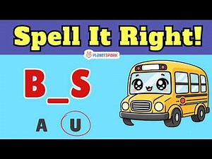 🎯 Spell It Right Challenge! | Spelling Quiz for Kids 🔤 | CVC Words & Phonics Fun