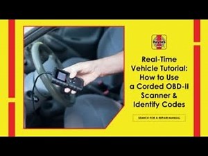 Real-Time Vehicle Tutorial: How To Use A Corded OBD-II Scanner & Identify Codes