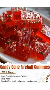 2.6K views · 15 reactions | Candy Cane Fireball Gummies Ingredients 1...