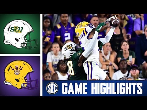 Southeastern Louisiana Lions at No. 3 LSU Tigers | Game Highlights | 2025 SEC Football