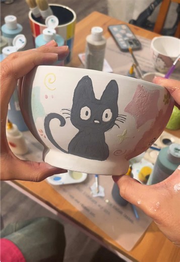 Ceramic Ghibli Bowl Pencil Sketch Art Process