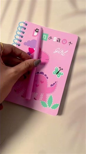 Dinosaur Themed Stationery Set for Kids | Cute Notebooks & Pen | Angroos Minis