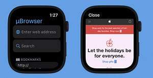 µBrowser: Dritt-Entwickler bringt Browser auf Apple Watch