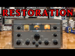 1946 Secret Listening Post Radio Receiver - Will it Work? Lets Restore it - The RCA CR-88