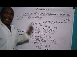 WAEC CHEMISTRY PRACTICAL 2025 EXPOSED