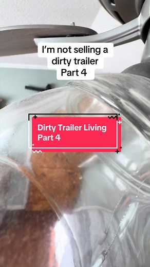 Dirty Trailer Living: Cleaning Ceiling Fans for Sale (Part 4)