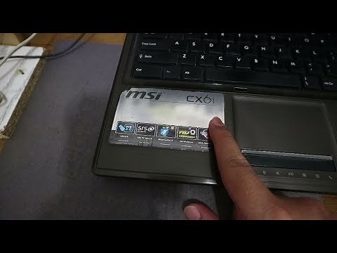 Membongkar MSI CX61 Disassemble