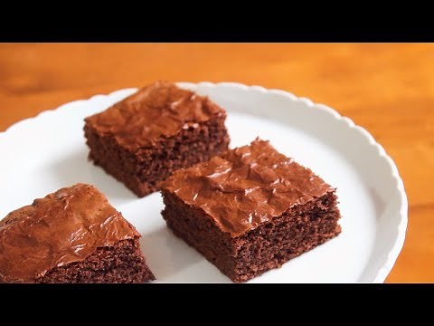 4 ingredient Nutella Brownies | SweetTreats