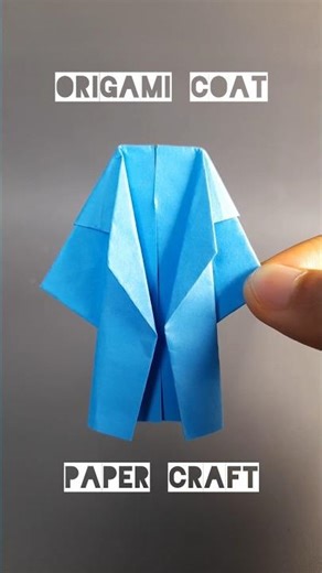 origami coat | how to make an origami coat | how to fold origami cloth | origami baju