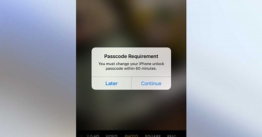 Strange iPhone passcode popup: scam or legit?