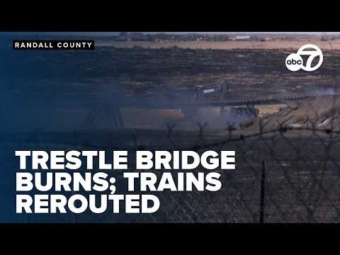 BNSF Plainview Subdivision out of service after bridge loss; trains rerouted