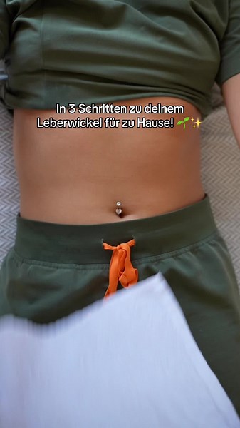 Leberwickel zur Förderung der Gesundheit und des Wohlbefindens