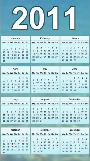 2011 Calendar