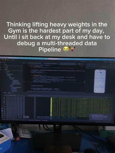 Gym vs. Multi-Threaded Debugging 🏋️‍♀️💀 #shorts