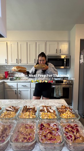 High Protein Weekly Meal Prep for Three | Recipes