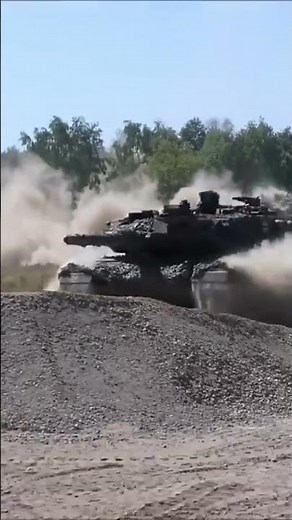 Leopard 2 springt