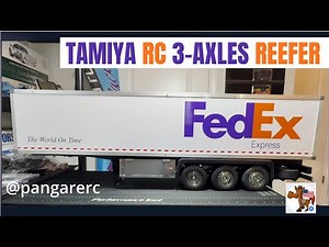 ULTIMATE 1/14 Tamiya FedEx 3-Axle Custom Trailer – FULLY LOADED with A/C Working?