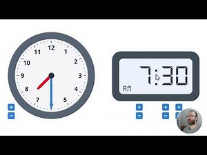 4. Klockan - analog och digital klocka