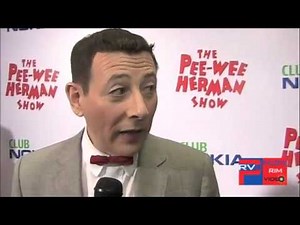 Pee Wee Herman at his opening night of "The Pee-Wee Herman Show"