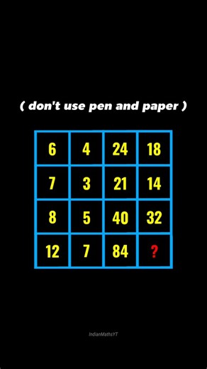 Indian Maths on Instagram: "Can you solve it? Follow for more. #maths #reasoning"