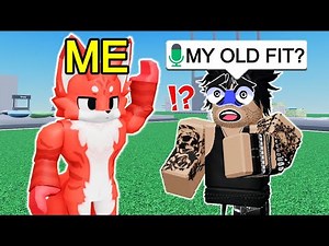 Wearing Strangers FIRST EVER AVATAR In Roblox VOICE CHAT 6!