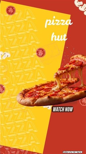 Delicious Pizza Animation Ad | Motion Graphics Advertisement''