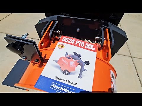 MechMaxx PTO Stump Grinder SG24 Assembly Video From User