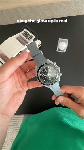 The ULTIMATE MoonSwatch Upgrade! 🚀 Fixing the stock strap.