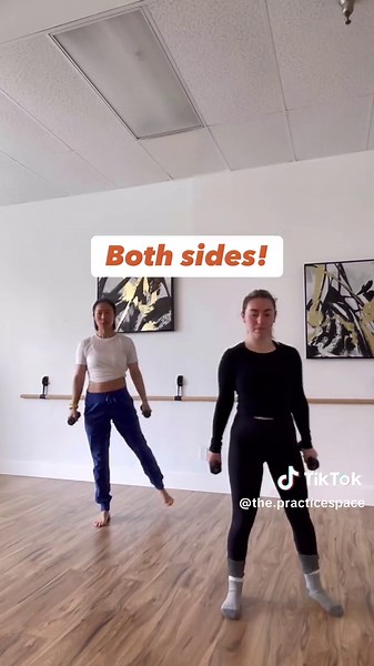 Arm and Squat Workout at The Practice Space