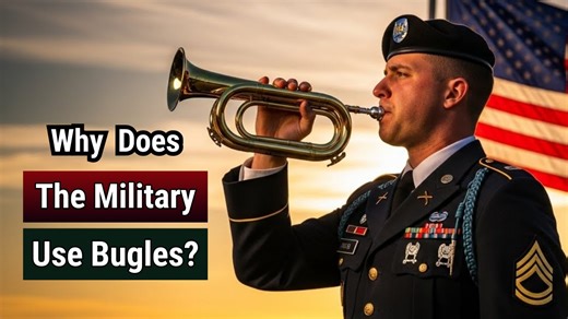 Why Does the Military Still Use Bugles? Why does the military still use bugles in an age of modern technology? This video reveals the fascinating history, meaning, and tradition behind the bugle — a simple instrument that once commanded entire armies and still symbolizes honor and respect today. From battlefield signals to the emotional sound of “Taps,” discover why this centuries-old tradition continues in modern military life. #MilitaryHistory #Bugle #MilitaryTradition #ArmyLife #WarHistory #T