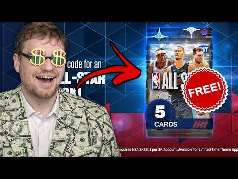 2K GAVE US A FREE ALL STAR PACK LOCKER CODE IN NBA 2K26 MyTEAM!!