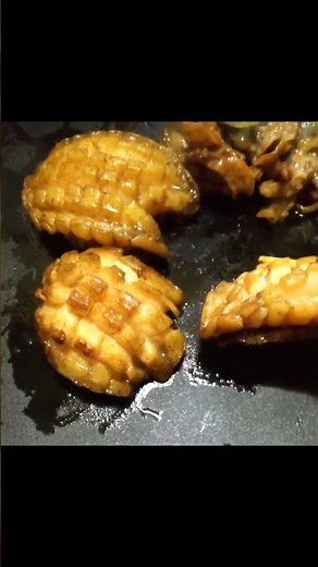 アワビの醤油バター焼きを作ってみた #鮑 #アワビ