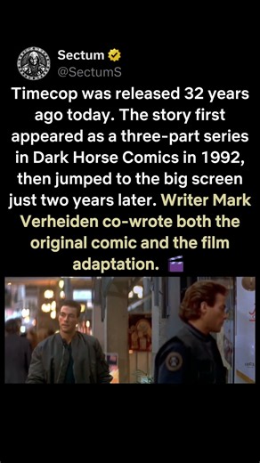 Timecop (1994) — From Dark Horse Comics To The Big Screen