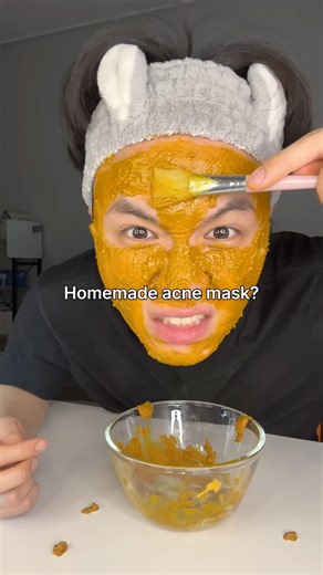 Homemade face mask for acne #kbeauty #skincare #koreanskincare #acne