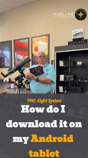❓ HOW-TO FAQ: Explore Scientific’s PMC-Eight GoTo System is an excellent tool for navigating the night sky, but before you head out under the stars you need to download the operating software. 📹 Click the video for a quick tutorial, or visit explorescientific.com/pages/software-and-downloads-for-pmc-eight-system to learn more! #ExploreScientific #astronomy #astrophotography #telescope #mount #FAQ #stargazing #space | Explore Scientific