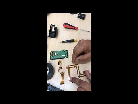 Sony Handycam DCR-SX21 LCD ribbon replacement