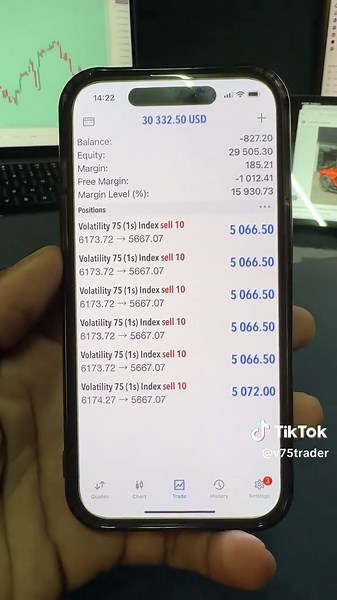 P.A.T strategy for sniper swings #v75trader #volatility75