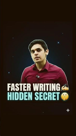 How to write fast ✍️ Topper secret 🤫