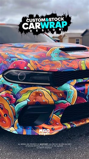 «Sweet Tooth» - Custom & Stock CARWRAP Design by MadPoint