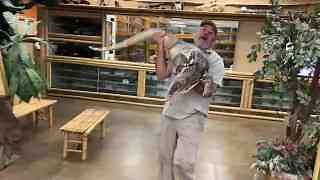 Feeding This Giant Lizard Different Foods!