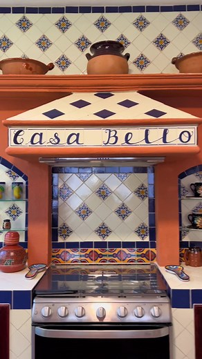 Mexican Kitchen Designs with Talavera Tiles