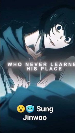 Sung Jinwoo Motivational Quotes | #motivation #animemotivation